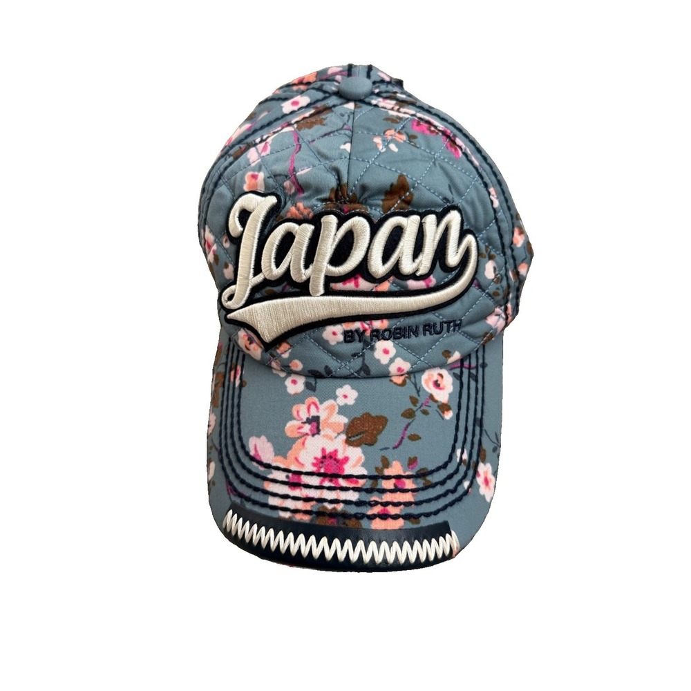Robin Ruth Floral Quilted Adjustable cap hat JAPAN